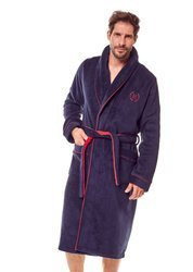 Szlafrok męski Henderson GOT granatowy