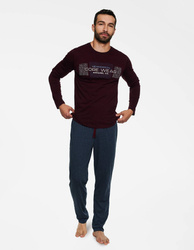 Piżama męska Henderson Bale bordo