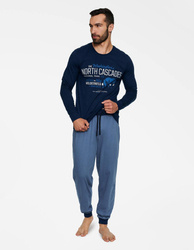 Piżama męska Henderson Beast granatowa