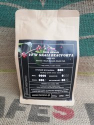 Kawa ziarnista świeżo palona 10 W SKALI BEAUFORTA - BLEND ARABICA 100%