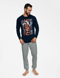 Piżama męska Henderson Block granatowa