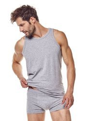 Podkoszulek męski Henderson na ramiączkach, szary RV