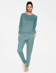 Piżama damska Henderson Nightly dresowa zielona