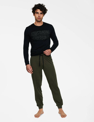 Piżama męska Henderson Badge czarna